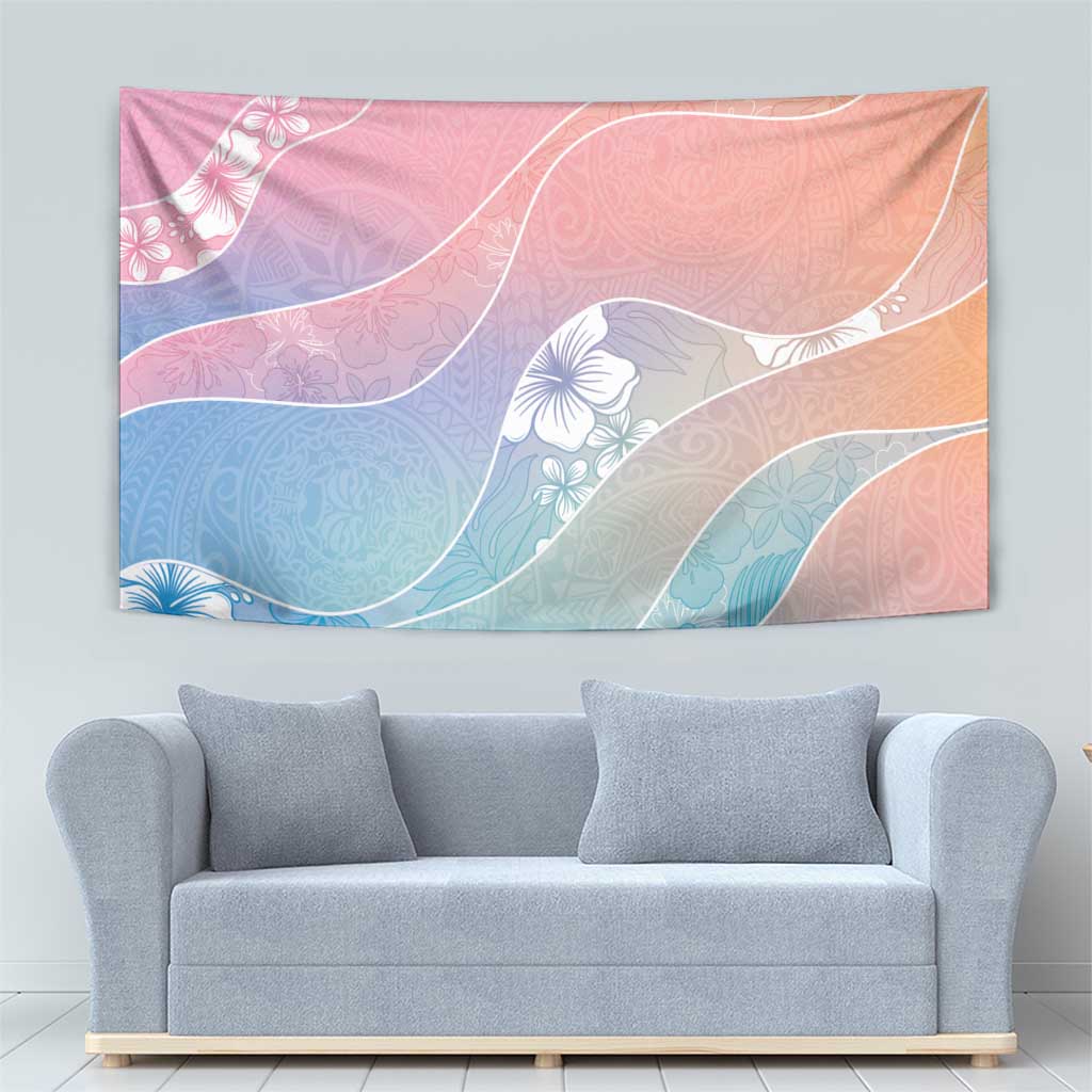 Aloha Hawaii Floral Tapa Tapestry Patchwork Pastel Candy LT7 - Polynesian Pride