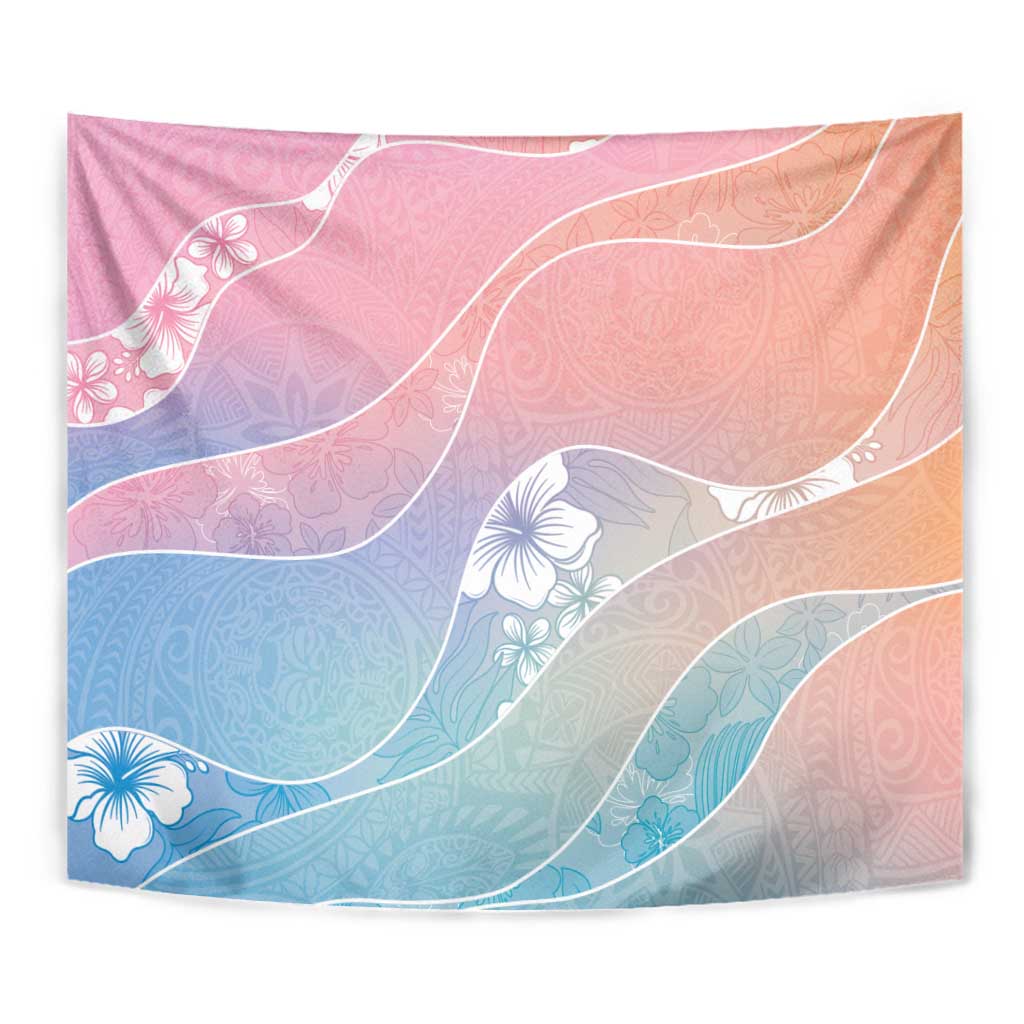 Aloha Hawaii Floral Tapa Tapestry Patchwork Pastel Candy LT7 - Polynesian Pride