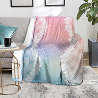 Hawaii Aloha Plumeria Lei Pastel Candy Palaka Blanket LT7 - Polynesian Pride