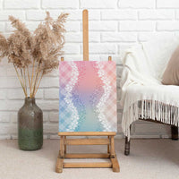 Hawaii Aloha Plumeria Lei Pastel Candy Palaka Canvas Wall Art LT7 - Polynesian Pride