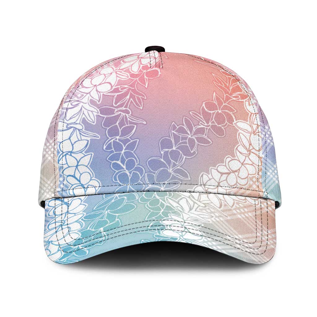 Hawaii Aloha Plumeria Lei Pastel Candy Palaka Classic Cap LT7 Universal Fit Pastel - Polynesian Pride
