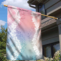 Hawaii Aloha Plumeria Lei Pastel Candy Palaka Garden Flag LT7 - Polynesian Pride