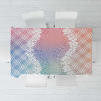 Hawaii Aloha Plumeria Lei Pastel Candy Palaka Tablecloth LT7 Pastel - Polynesian Pride