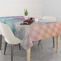 Hawaii Aloha Plumeria Lei Pastel Candy Palaka Tablecloth LT7 - Polynesian Pride