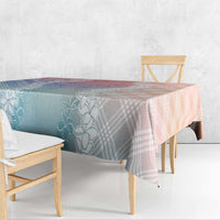 Hawaii Aloha Plumeria Lei Pastel Candy Palaka Tablecloth LT7 - Polynesian Pride