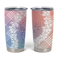 Hawaii Aloha Plumeria Lei Pastel Candy Palaka Tumbler Cup LT7 Pastel - Polynesian Pride