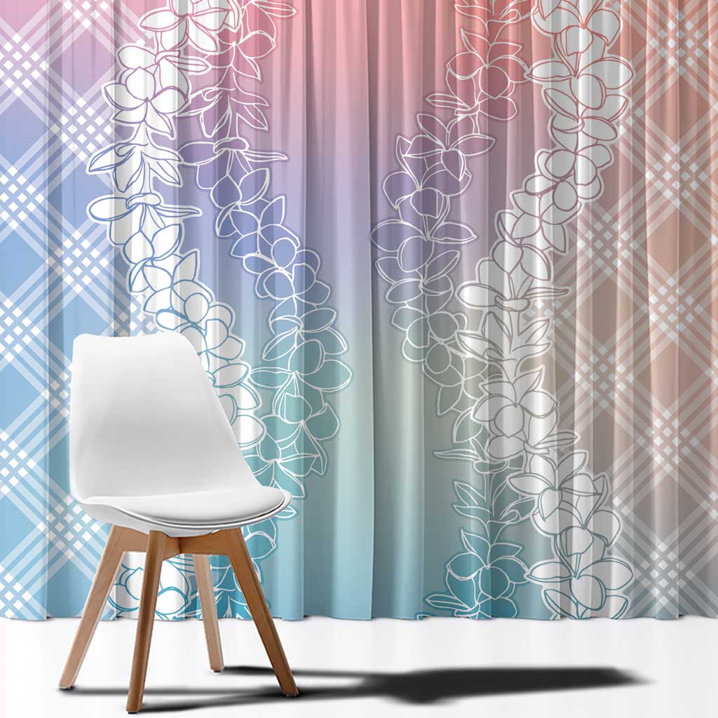 Hawaii Aloha Plumeria Lei Pastel Candy Palaka Window Curtain LT7 - Polynesian Pride