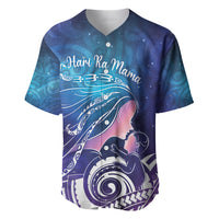 New Zealand Mother's Day Baseball Jersey Maori Hari Ra Mama LT7 Galaxy - Polynesian Pride