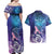 New Zealand Mother's Day Couples Matching Off Shoulder Maxi Dress and Hawaiian Shirt Maori Hari Ra Mama