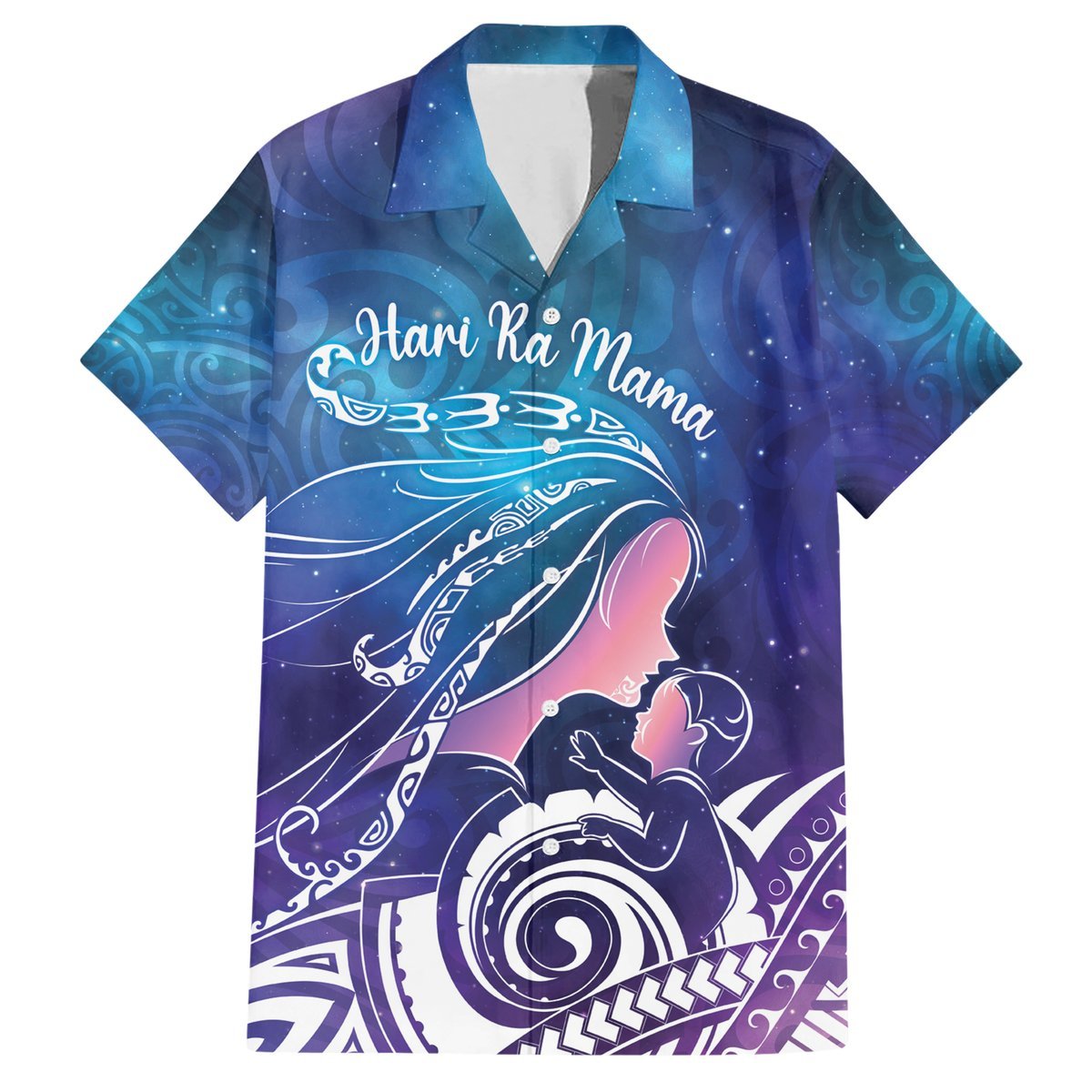 New Zealand Mother's Day Hawaiian Shirt Maori Hari Ra Mama LT7 Galaxy - Polynesian Pride