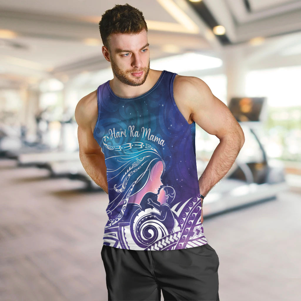 New Zealand Mother's Day Men Tank Top Maori Hari Ra Mama LT7 Galaxy - Polynesian Pride