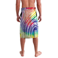Aloha Pride Rainbow Tie Dye Lavalava Humpback Whale - Love is Love LT7 - Polynesian Pride