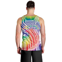 Aloha Pride Rainbow Tie Dye Men Tank Top Humpback Whale - Love is Love LT7 - Polynesian Pride