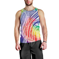 Aloha Pride Rainbow Tie Dye Men Tank Top Humpback Whale - Love is Love LT7 - Polynesian Pride