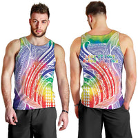 Aloha Pride Rainbow Tie Dye Men Tank Top Humpback Whale - Love is Love LT7 - Polynesian Pride