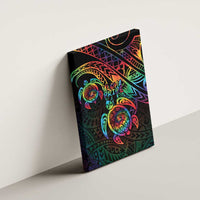 Hawaii Pride Canvas Wall Art Rainbow Swirls LT7 - Polynesian Pride
