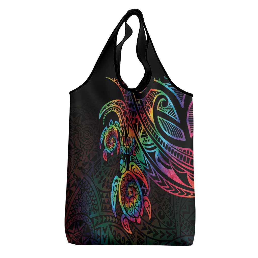 Hawaii Pride Grocery Bag Rainbow Swirls LT7 - Polynesian Pride