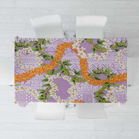 Aloha Festive Hawaii Tablecloth Mokihana - Maile and Ilima on Lilac LT7 Lilac - Polynesian Pride
