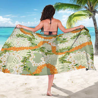 Aloha Festive Hawaii Sarong Mokihana - Maile Leis in Muted Summer LT7 - Polynesian Pride