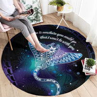 Polynesian Tala Manta Ray Round Carpet Nowhere You Could Go That I Won't Be With You LT7 - Polynesian Pride