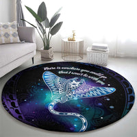 Polynesian Tala Manta Ray Round Carpet Nowhere You Could Go That I Won't Be With You LT7 - Polynesian Pride