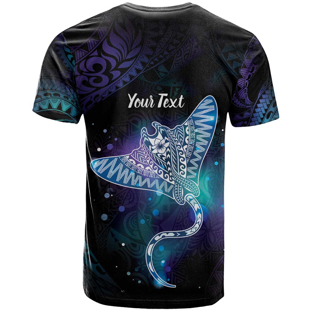 Polynesian Tala Manta Ray T Shirt Nowhere You Could Go That I Won't Be With You LT7 - Polynesian Pride