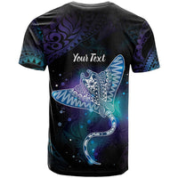 Polynesian Tala Manta Ray T Shirt Nowhere You Could Go That I Won't Be With You LT7 - Polynesian Pride