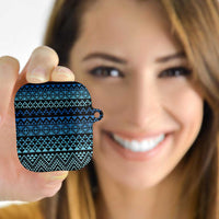 Maori Niho Taniwha Te Wheiao AirPods Case Moana Blue LT7 Blue - Polynesian Pride