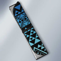 Maori Niho Taniwha Te Wheiao Auto Sun Shade Moana Blue LT7 - Polynesian Pride
