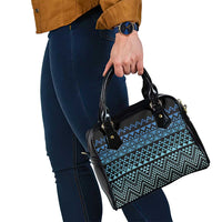 Maori Niho Taniwha Te Wheiao Shoulder Handbag Moana Blue LT7 - Polynesian Pride