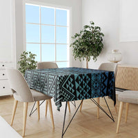 Maori Niho Taniwha Te Wheiao Tablecloth Moana Blue LT7 - Polynesian Pride