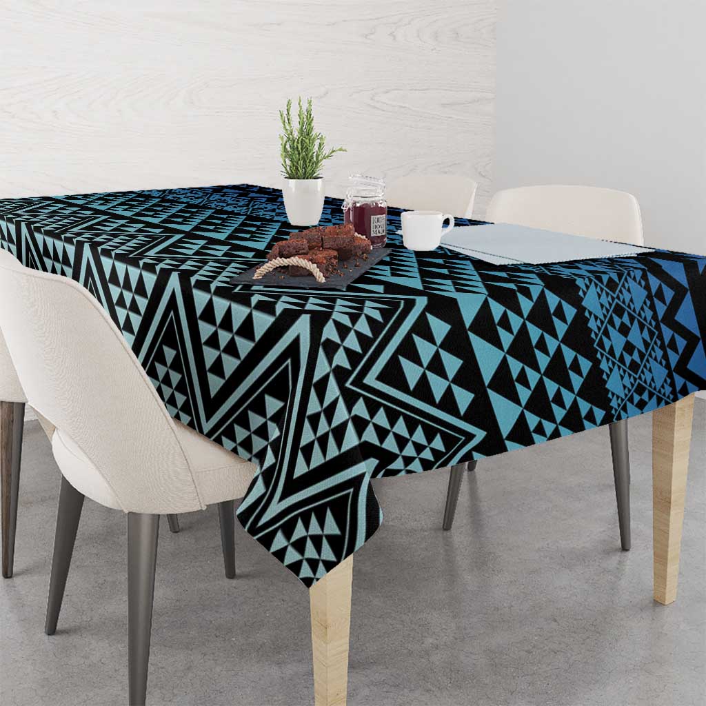 Maori Niho Taniwha Te Wheiao Tablecloth Moana Blue LT7 - Polynesian Pride