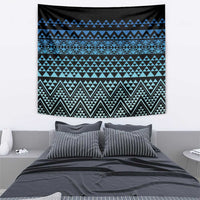 Maori Niho Taniwha Te Wheiao Tapestry Moana Blue LT7 - Polynesian Pride