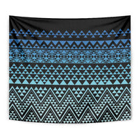 Maori Niho Taniwha Te Wheiao Tapestry Moana Blue LT7 - Polynesian Pride