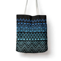 Maori Niho Taniwha Te Wheiao Tote Bag Moana Blue LT7 - Polynesian Pride