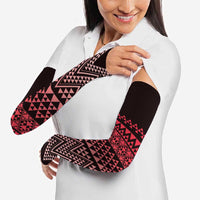 Maori Niho Taniwha Te Wheiao Arm Sleeves Terracotta LT7 - Polynesian Pride