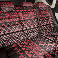 Maori Niho Taniwha Te Wheiao Back Car Seat Cover Terracotta LT7 - Polynesian Pride