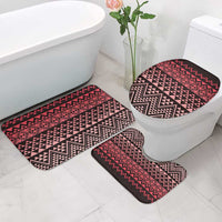 Maori Niho Taniwha Te Wheiao Bathroom Set Terracotta LT7 - Polynesian Pride