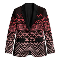 Maori Niho Taniwha Te Wheiao Blazer Terracotta LT7 Unisex Terracotta - Polynesian Pride