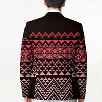 Maori Niho Taniwha Te Wheiao Blazer Terracotta LT7 - Polynesian Pride