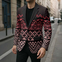 Maori Niho Taniwha Te Wheiao Blazer Terracotta LT7 - Polynesian Pride