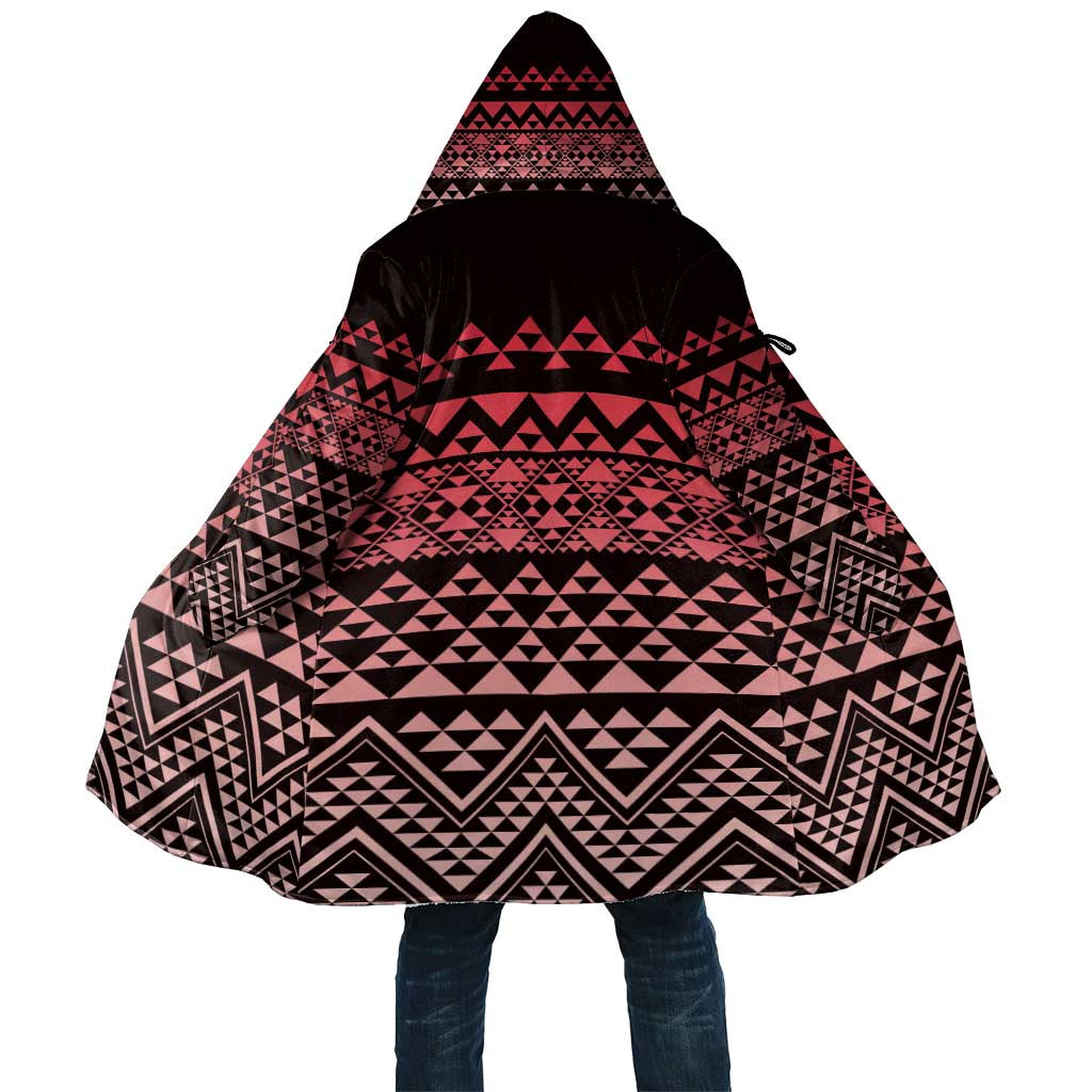 Maori Niho Taniwha Te Wheiao Cloak Terracotta LT7 Unisex Terracotta - Polynesian Pride