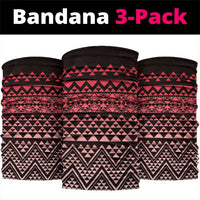 Maori Niho Taniwha Te Wheiao Neck Gaiter Terracotta LT7 package One Size: 25*50cm Terracotta - Polynesian Pride