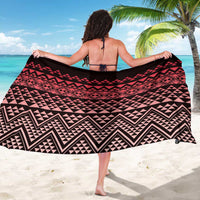 Maori Niho Taniwha Te Wheiao Sarong Terracotta LT7 - Polynesian Pride