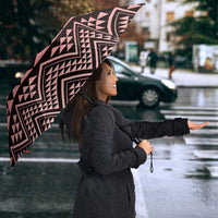 Maori Niho Taniwha Te Wheiao Umbrella Terracotta LT7 - Polynesian Pride