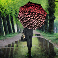 Maori Niho Taniwha Te Wheiao Umbrella Terracotta LT7 - Polynesian Pride