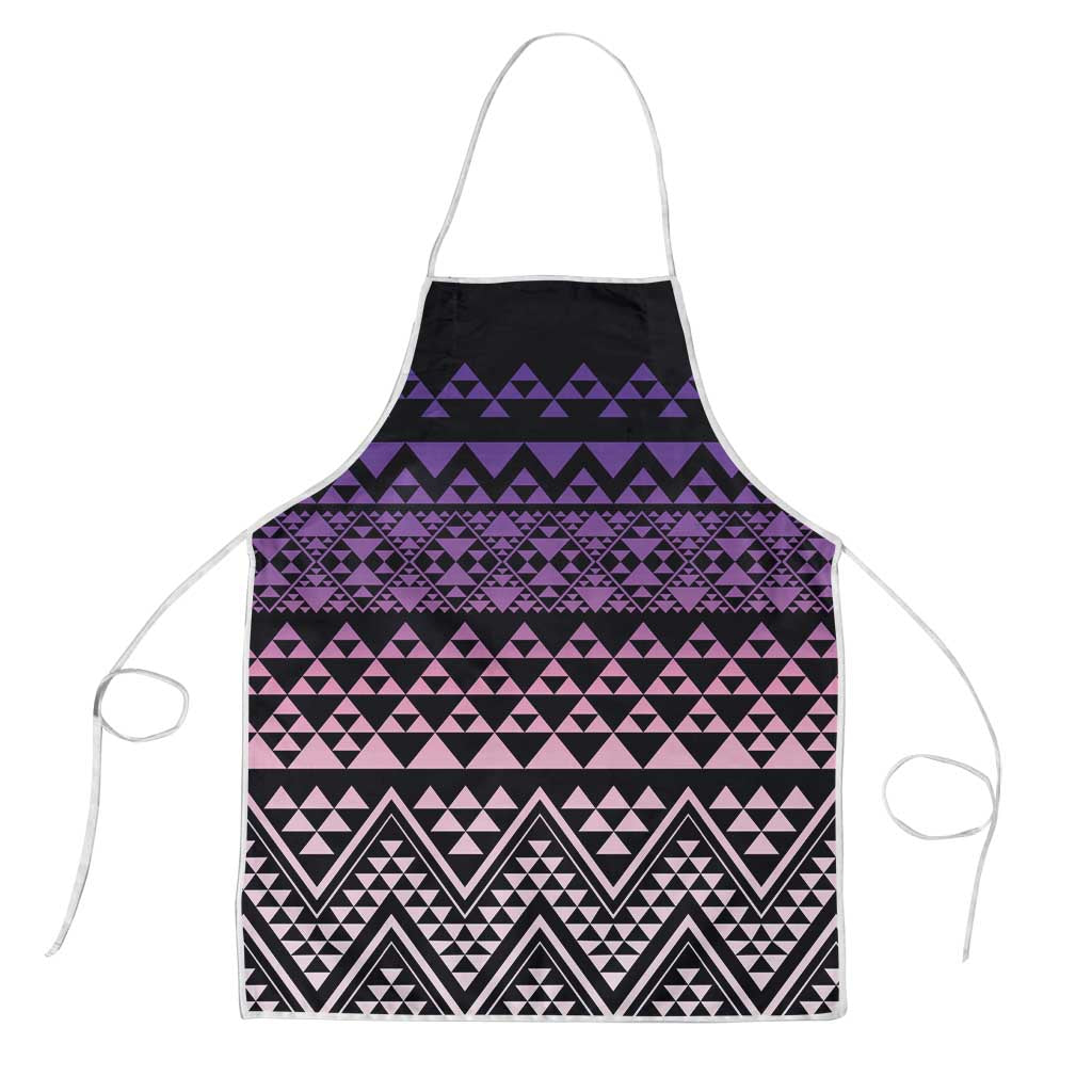 Maori Niho Taniwha Te Wheiao Apron Waiporoporo LT7 Purple - Polynesian Pride