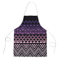 Maori Niho Taniwha Te Wheiao Apron Waiporoporo LT7 Purple - Polynesian Pride