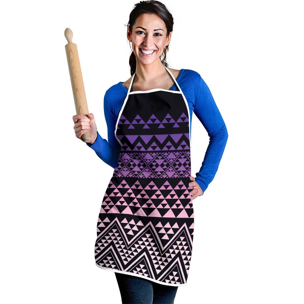 Maori Niho Taniwha Te Wheiao Apron Waiporoporo LT7 - Polynesian Pride