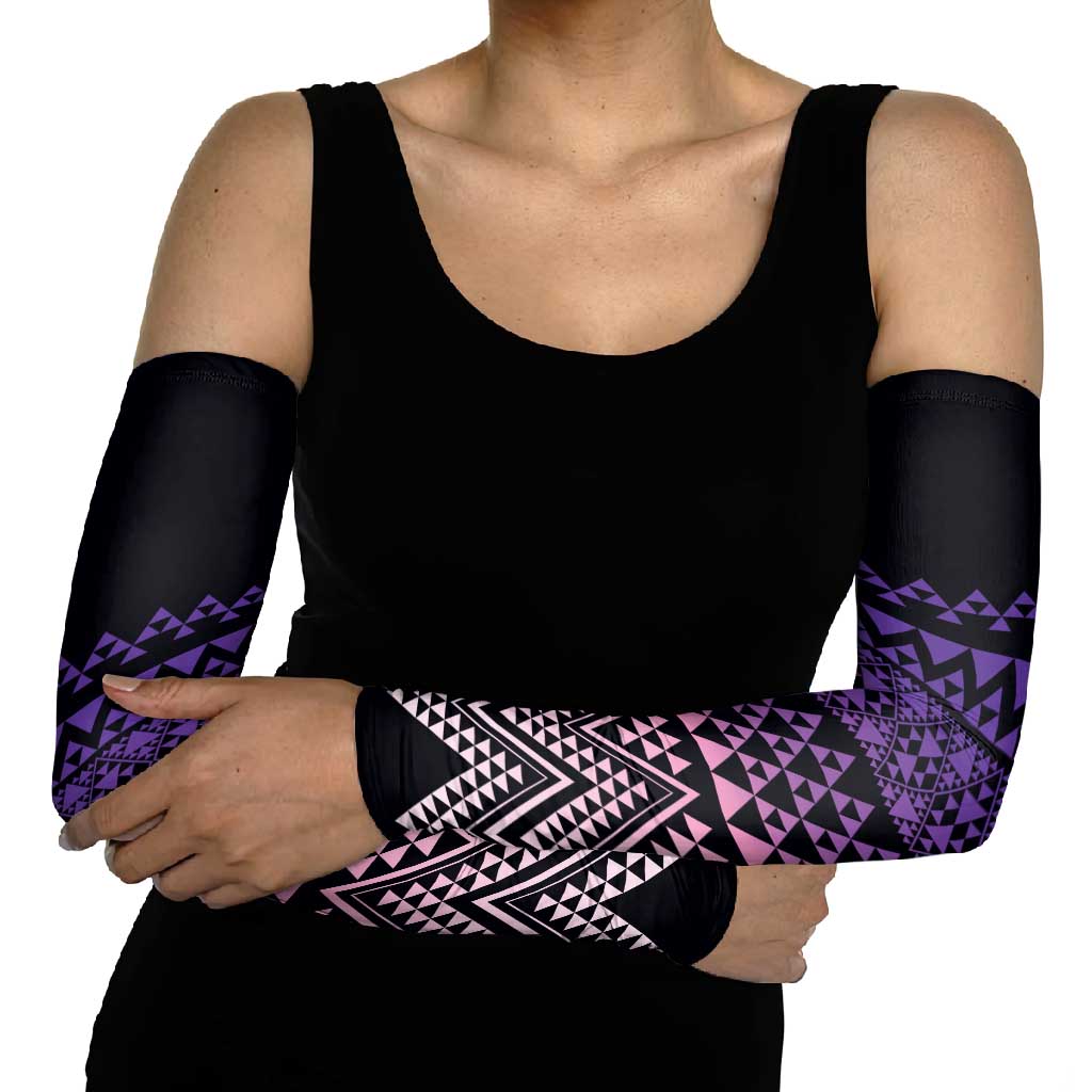 Maori Niho Taniwha Te Wheiao Arm Sleeves Waiporoporo LT7 - Polynesian Pride